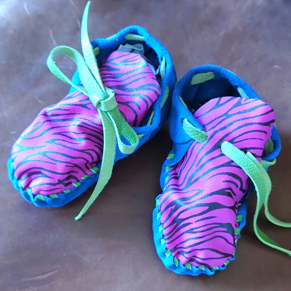 FREE with purchase OOAK Toddler moccasins